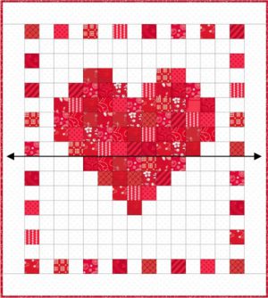 Scrappy Heart with Border