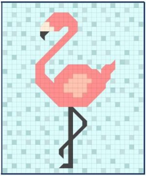 Flamingo Sisters Triangles | TenSisters Handicraft